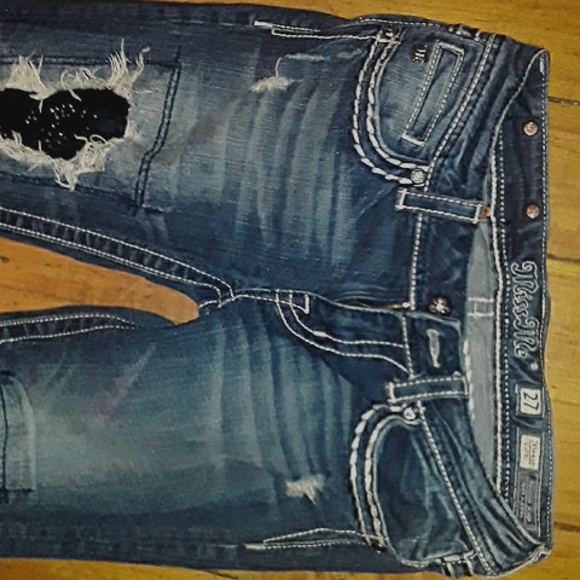 MISS ME Jean's NEVERWORN too small for me - Picture 1 of 13